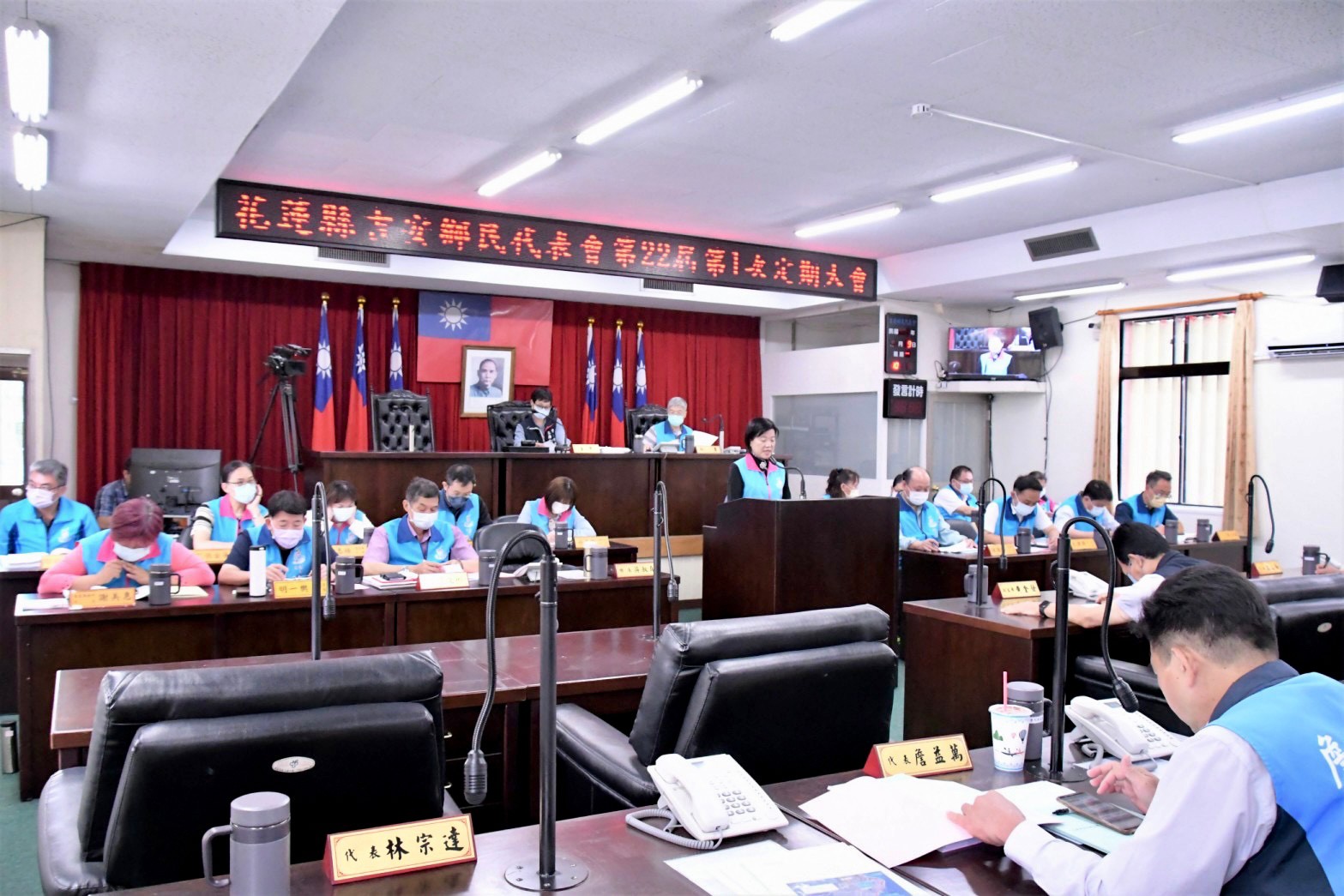 【吉安鄉民代表會第22屆第1次定期大會 游淑貞率鋼鐵團隊進行施政規劃報告】缩略图
