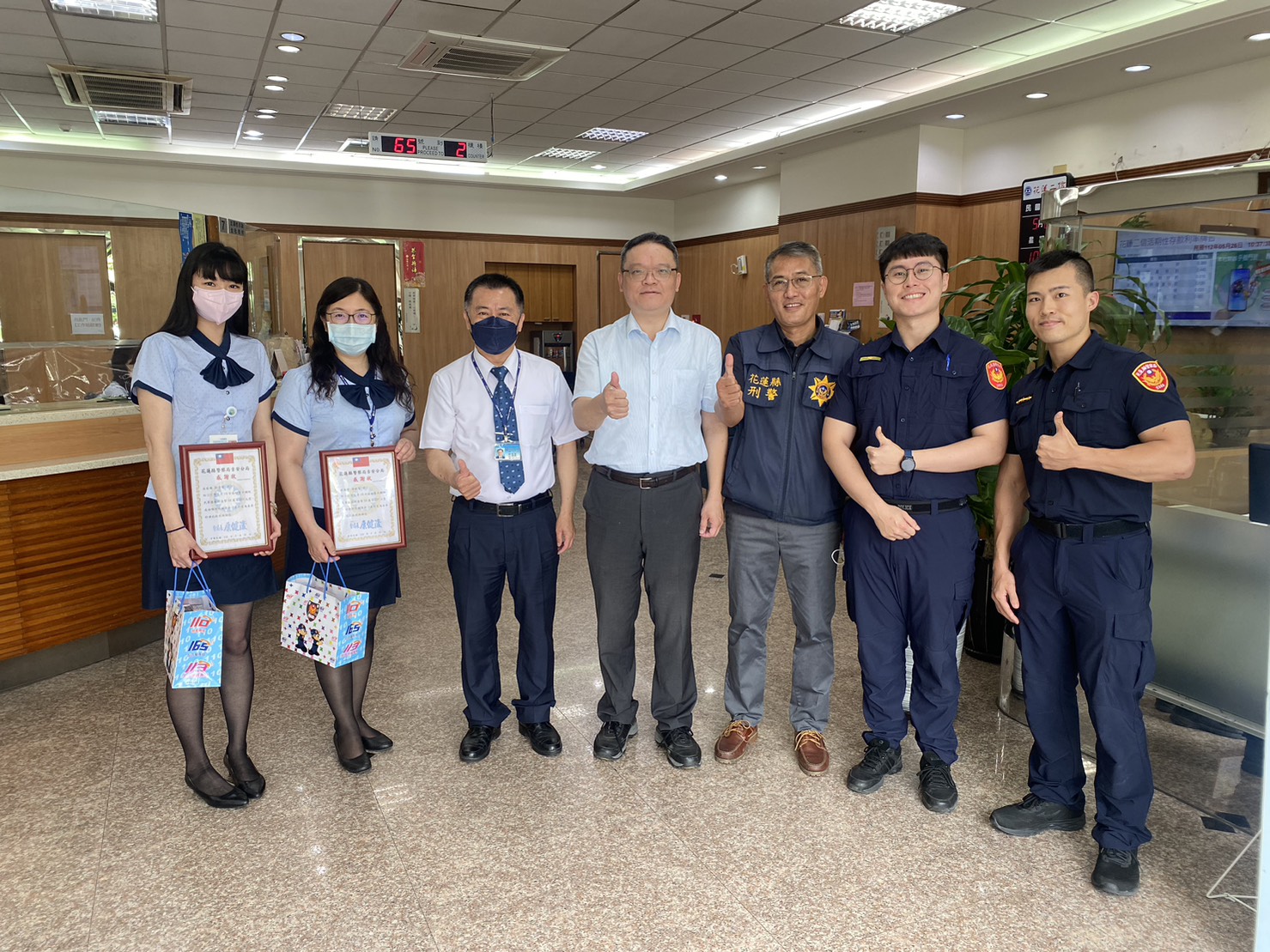 【吉安警分局與行員聯手成功攔阻詐騙】缩略图