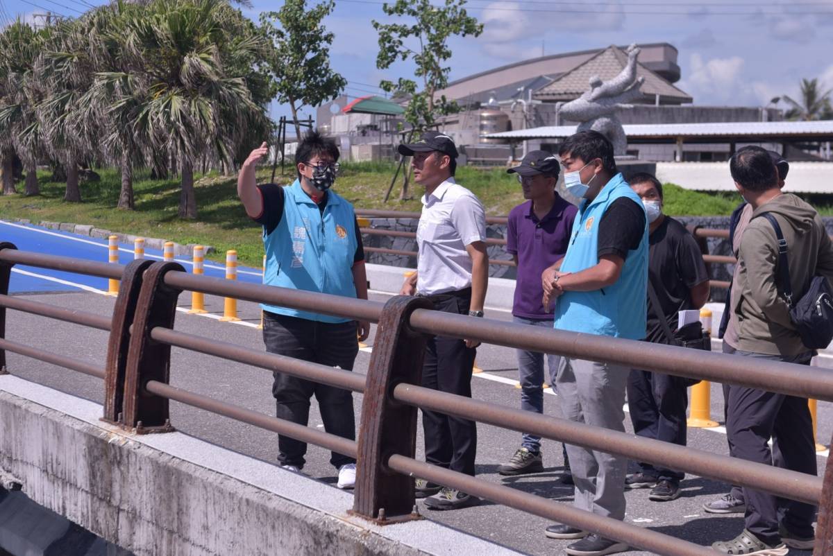 颱風杜蘇芮逼近 魏嘉彥視察南濱出海口淤沙狀況缩略图