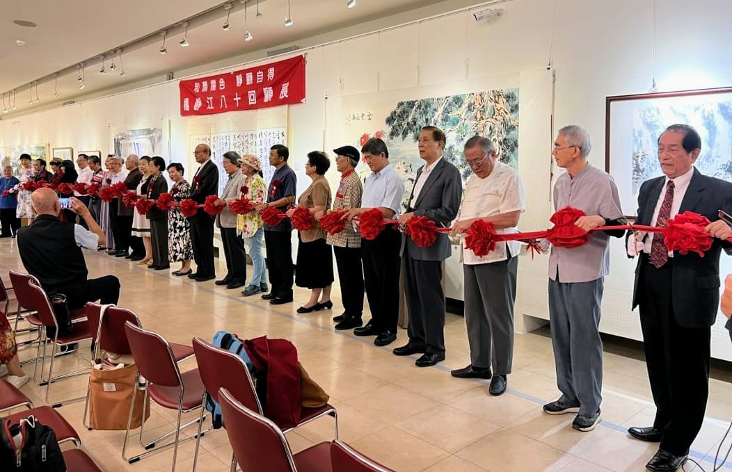 【和顏躍色》楊靜江書畫八十回顧展國父記念館逸仙藝廊登場 開幕式典禮眾冠雲集】缩略图