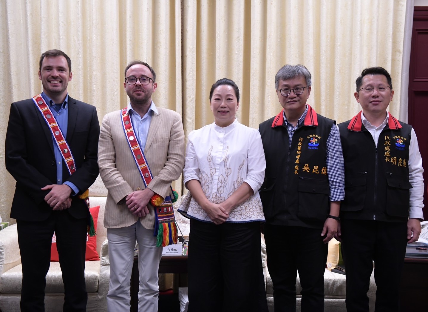【英國在台辦事處公務拜會花蓮縣長徐榛蔚 雙方進行多面向議題交流】缩略图