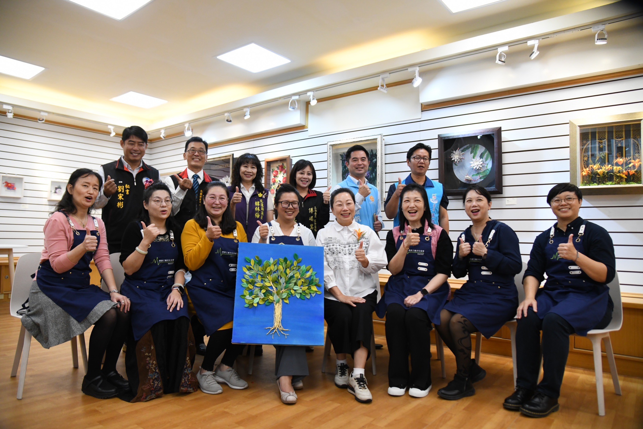 【「東藝絲錦-楊凱竹纏花師生聯展」展現客家纏花工藝之美 徐榛蔚盼客家文化之美融入花蓮多元文化】缩略图