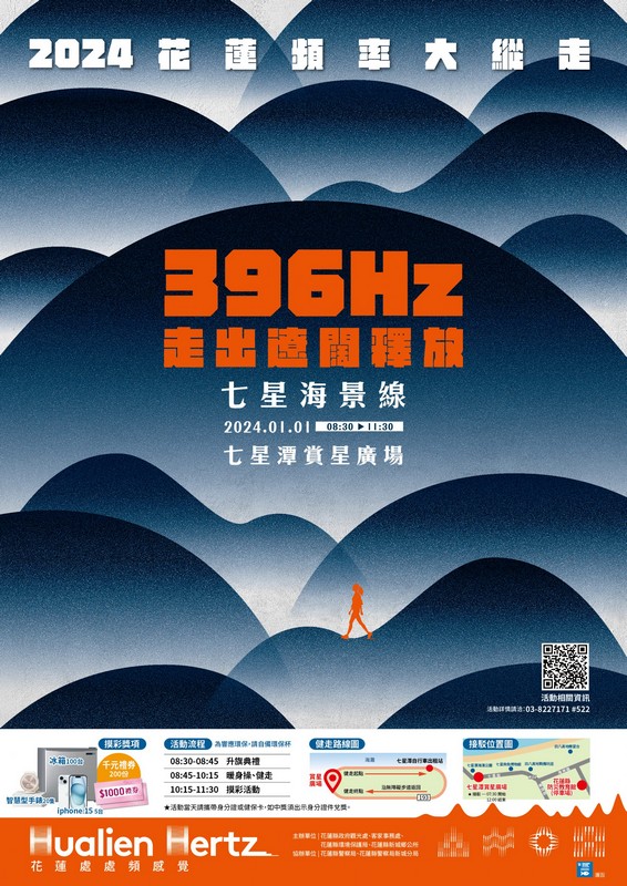 【花蓮頻率大縱走 元旦健走將送出冰箱、iPhone15等325項大獎】缩略图