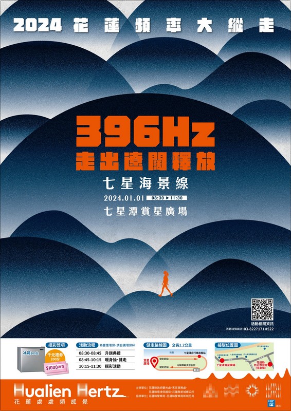 【「2024花蓮頻率大縱走》七星潭海景線」元旦健走 冰箱、千元禮券及神秘大獎等300多項大獎等你抽】缩略图