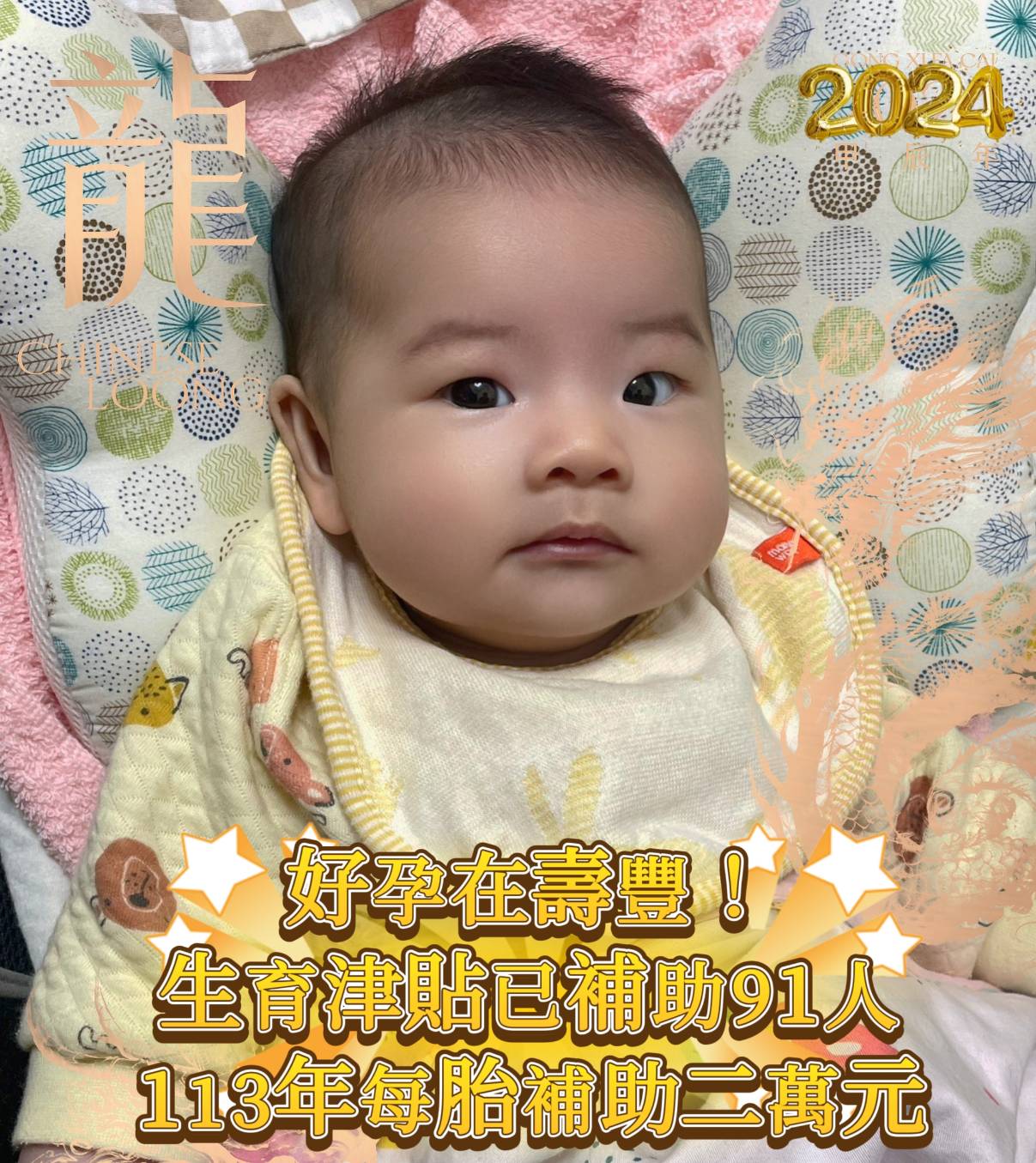 【曾淑懿：好孕在壽豐113年每胎補助二萬元】缩略图