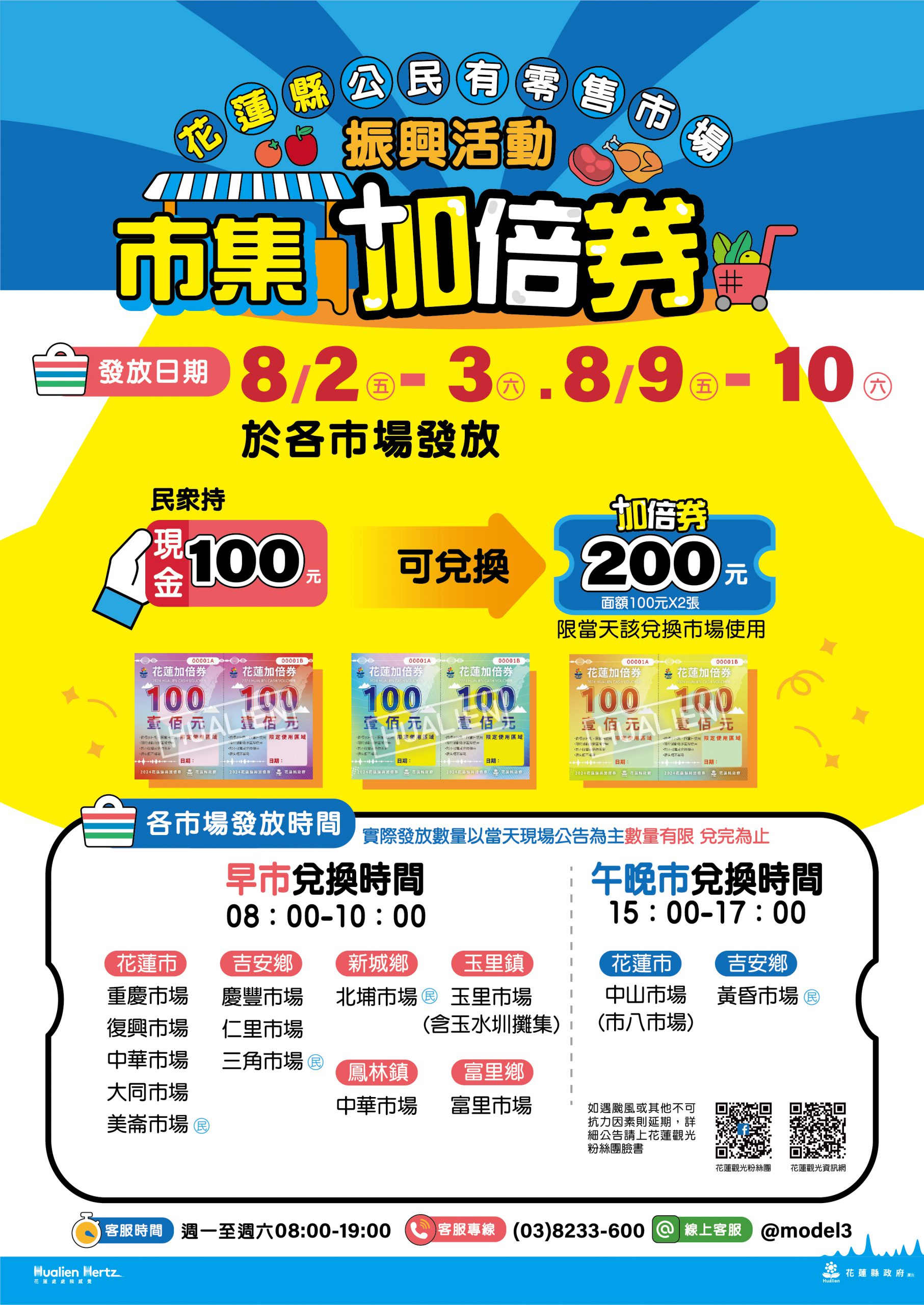 【盛夏祈福 花蓮市集加倍券活動提前帶來豐盛節慶氛圍】缩略图