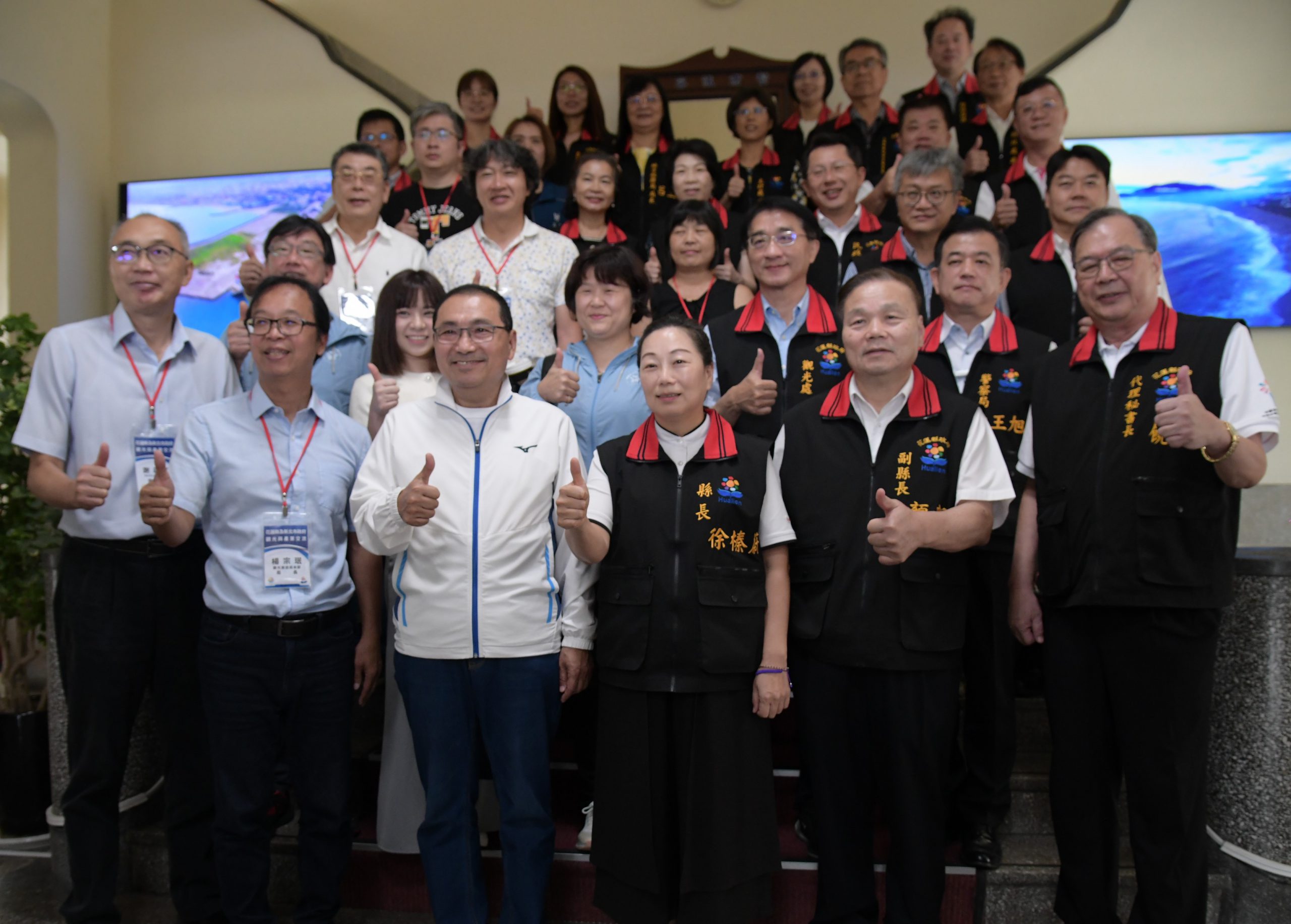 【新北市長侯友宜率隊支持花蓮經濟振興 縣長徐榛蔚展望觀光、農特產品展售等合作 共創商機】缩略图