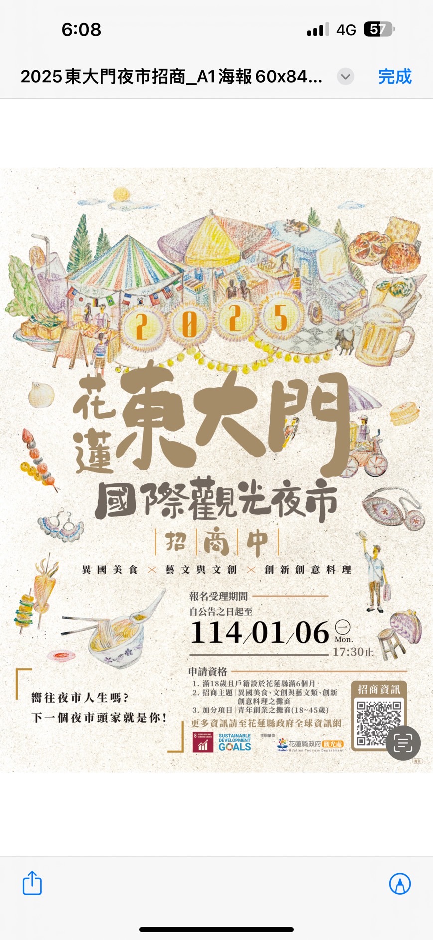 【花蓮東大門國際觀光夜市熱情招商中 下一個夜市頭家就是你 】缩略图