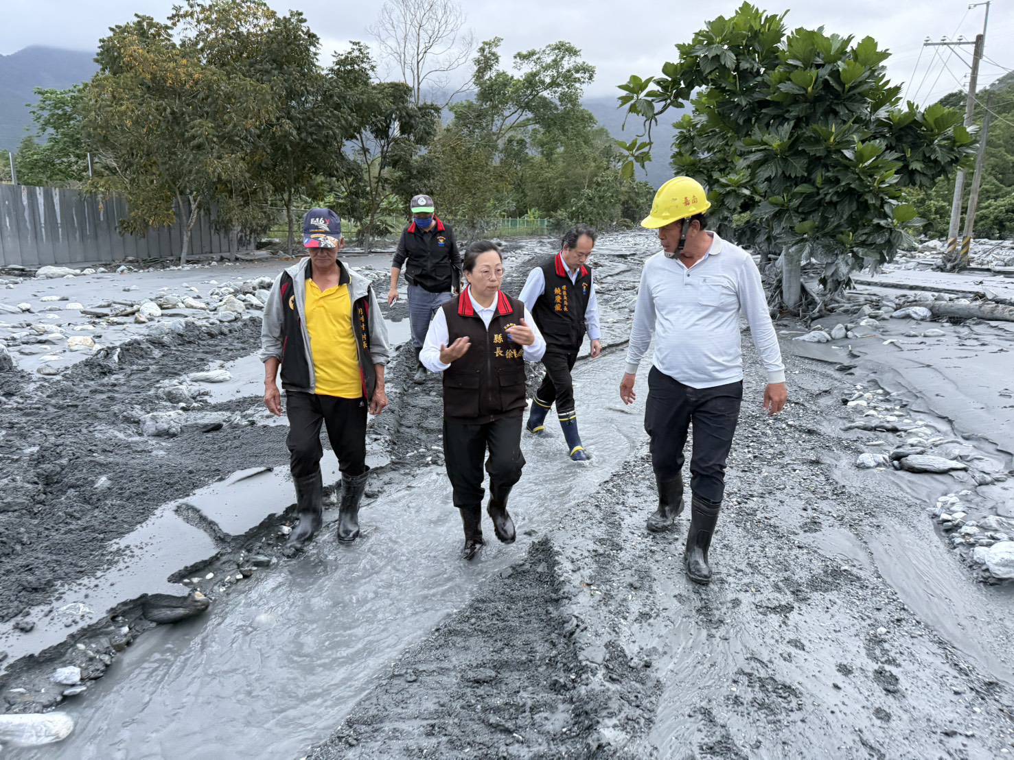 【徐榛蔚縣長視察鳳凰颱風災後重建 指示全力加速復原、守護部落安全】缩略图