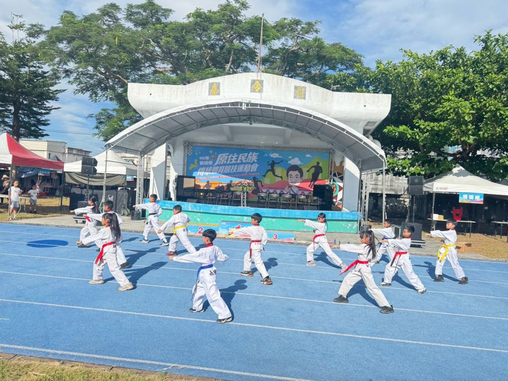 新城鄉原民運嘉里國小跆拳展風采！受邀演出並帶動健身操57金實力驚豔全場插图2