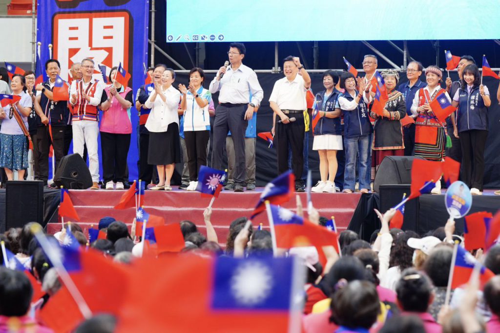 【國民黨花蓮團結大會》蔣萬安授旗力挺「唯一正藍」游淑貞 五合一全壘打】插图4