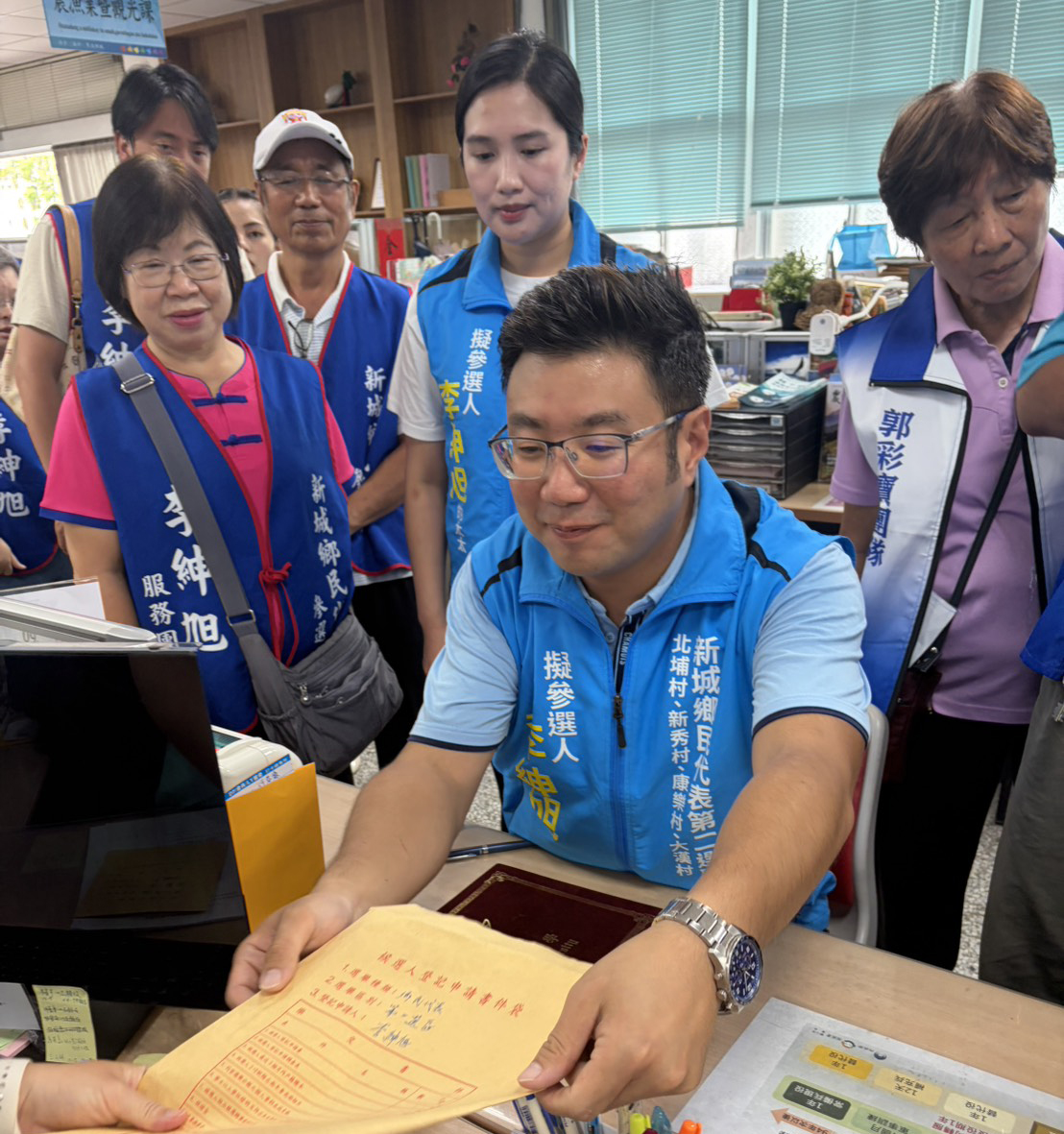 【李紳旭完成新城鄉民代表第二選區參選登記 「做實事、勤爭取、顧生活」提出六大爭取方針】缩略图