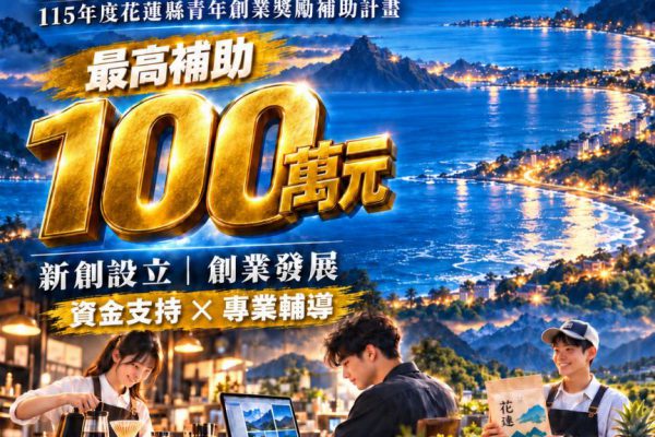 【青年敢創業、留花蓮！吳建志支持最高100萬元補助 盼資金與輔導助青年扎根】缩略图
