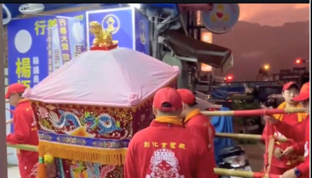 【驚》白沙屯媽祖神轎突蒞臨楊悟空競選總部祈福】插图