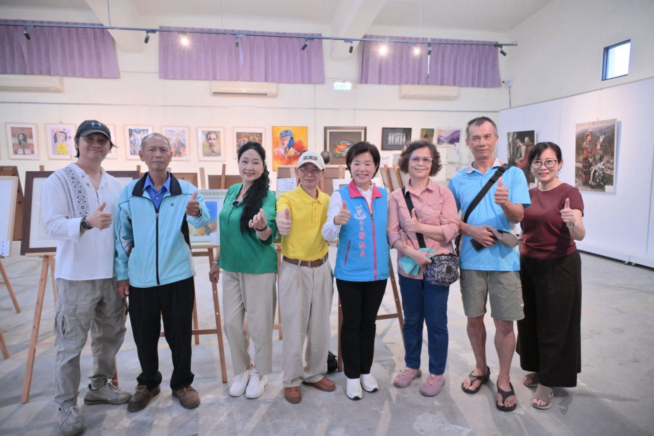 【「第六屆台灣花蓮國際文化藝術交流大展」好客藝術村磅礡登場 游淑貞：推動國際藝術家與吉安對話 提升藝術創作量能】插图