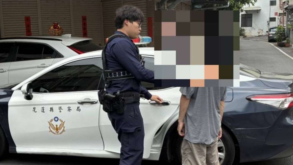 男子體力不支癱臥路中 吉安警及時護送助返家